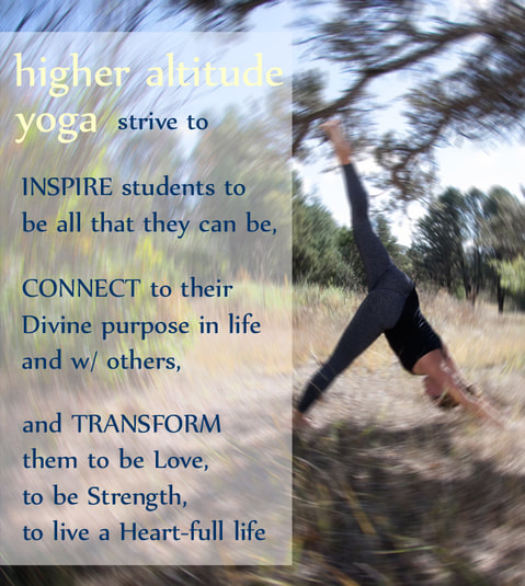 Inspire - Connect - Transform with Higher Altitude Yoga